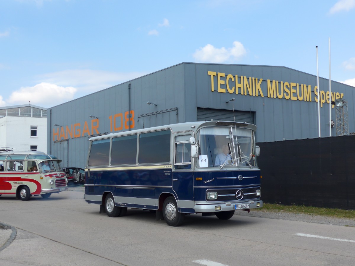 (150'471) - Vosgerau, Balingen - BL-O 608H - Mercedes/Vetter am 26. April 2014 in Speyer, Technik-Museum