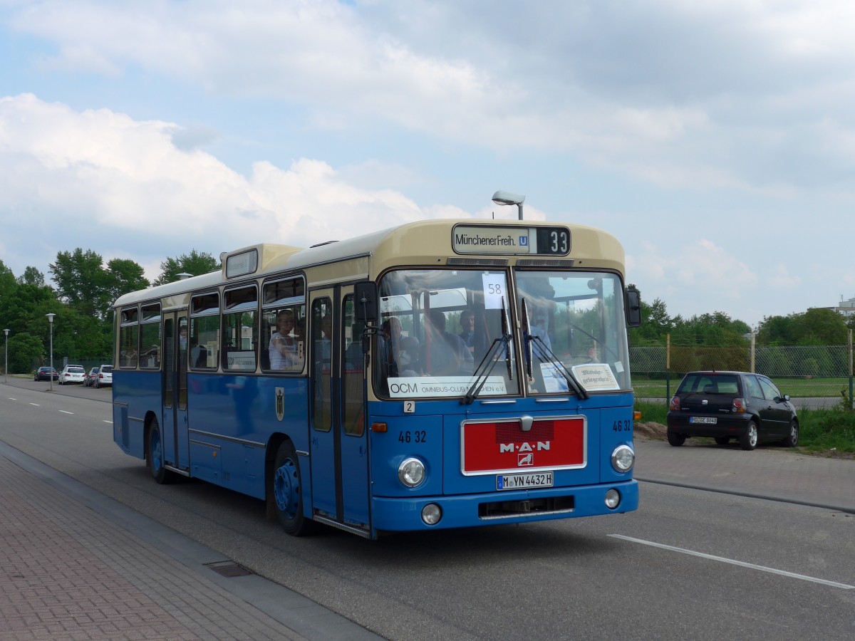 (150'478) - MVG Mnchen (OCM) - Nr. 4632/M-YN 4432H - MAN am 26. April 2014 in Speyer, Technik-Museum