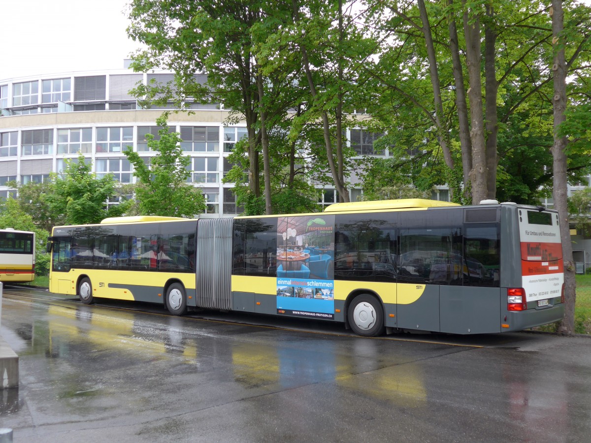 (150'762) - STI Thun - Nr. 144/BE 801'144 - MAN am 26. Mai 2014 bei der Schifflndte Thun