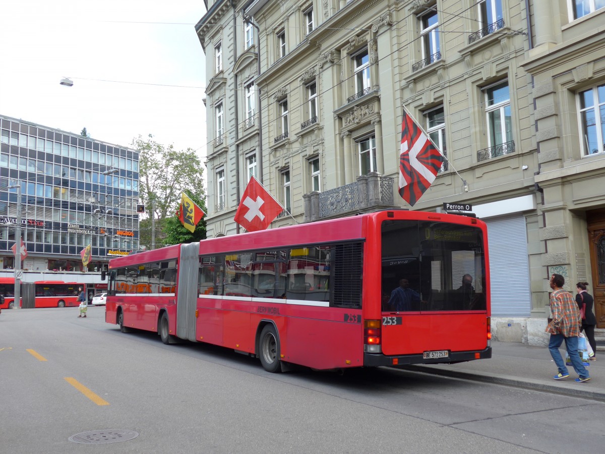 (150'970) - Bernmobil, Bern - Nr. 253/BE 572'253 - Volvo/Hess am 28. Mai 2014 in Bern, Hirschengraben