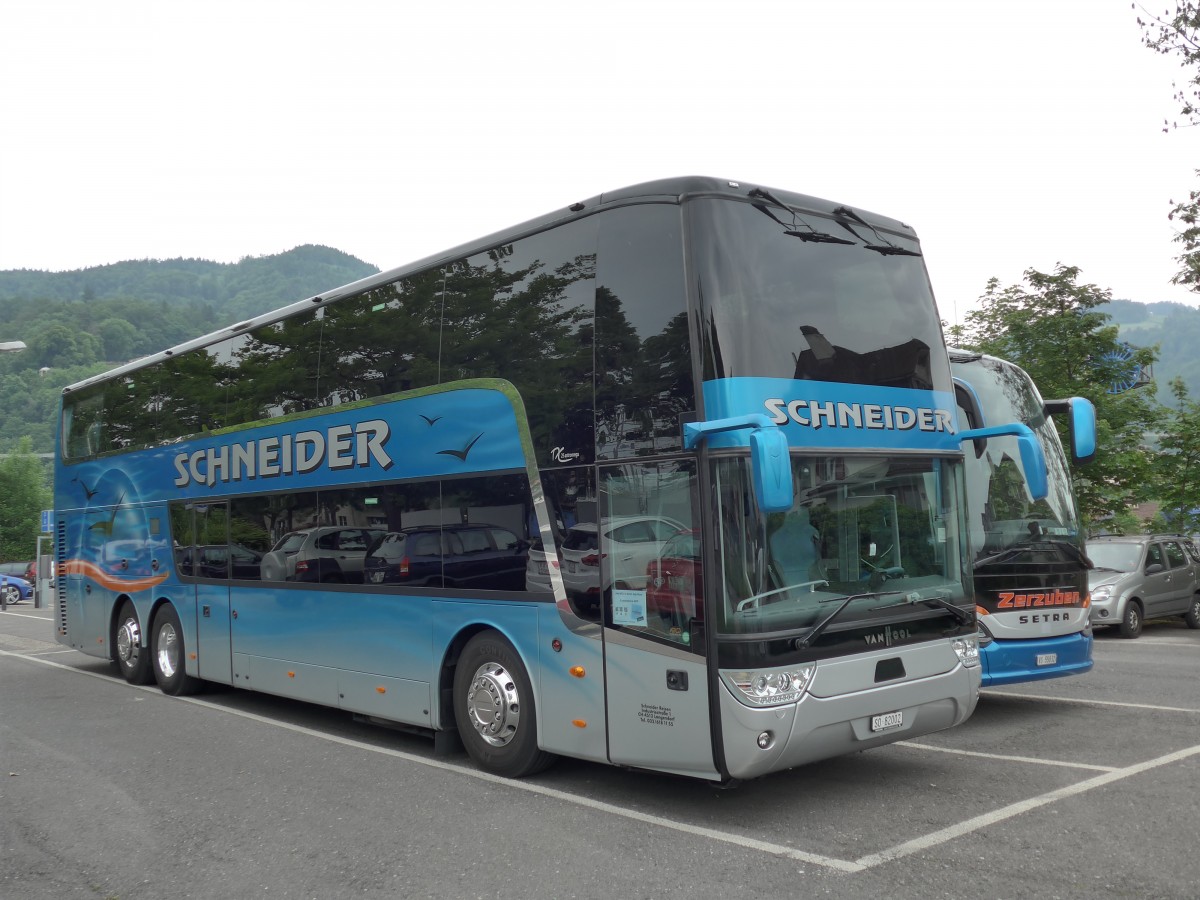 (151'223) - Schneider, Langendorf - SO 82'002 - Van Hool am 4. Juni 2014 in Thun, Seestrasse