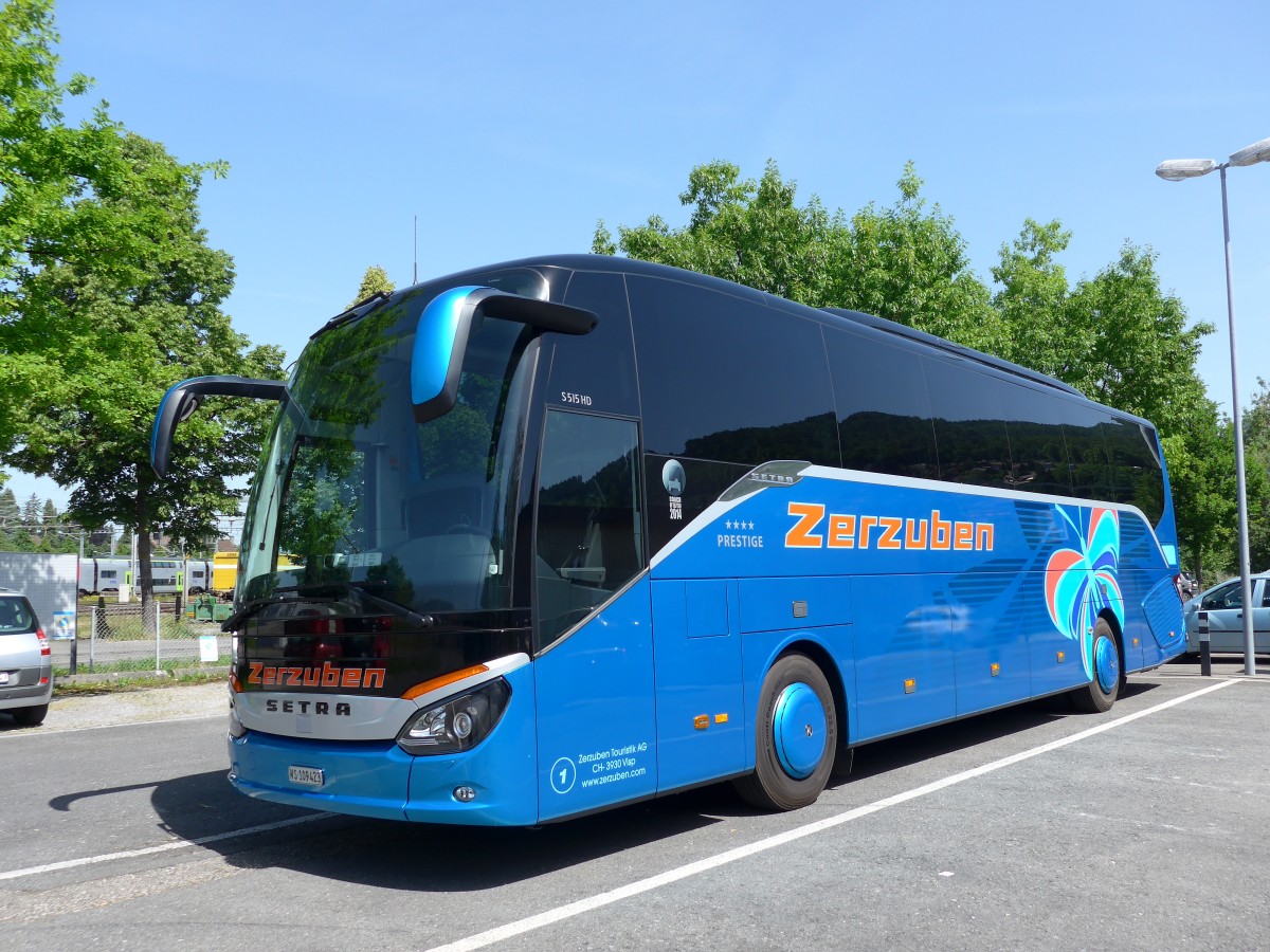 (151'445) - Zerzuben, Visp-Eyholz - Nr. 1/VS 109'423 - Setra am 9. Juni 2014 in Thun, Seestrasse