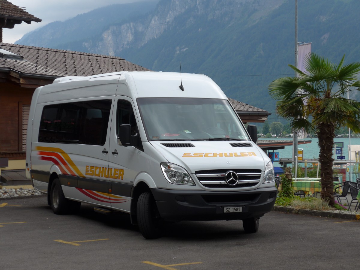 (151'564) - Schuler, Feusisberg - SZ 1581 - Mercedes am 15. Juni 2014 in Brienz, Hotel Weisses Kreuz