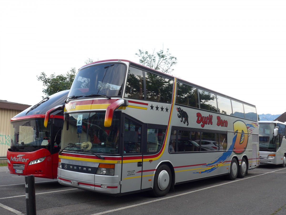 (151'598) - Dysli, Bern - Nr. 26/BE 220'210 - Setra (ex EvoBus, Kloten) am 19. Juni 2014 in Thun, Seestrasse