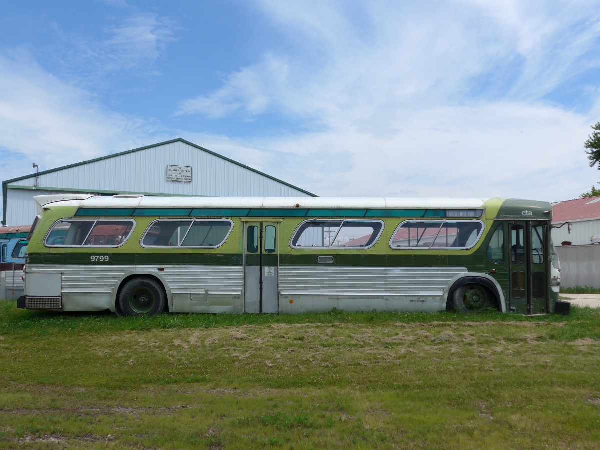 (152'540) - CTA Chicago - Nr. 9799/FSHBOWL AV - GMC am 11. Juli 2014 in Union, Railway Museum