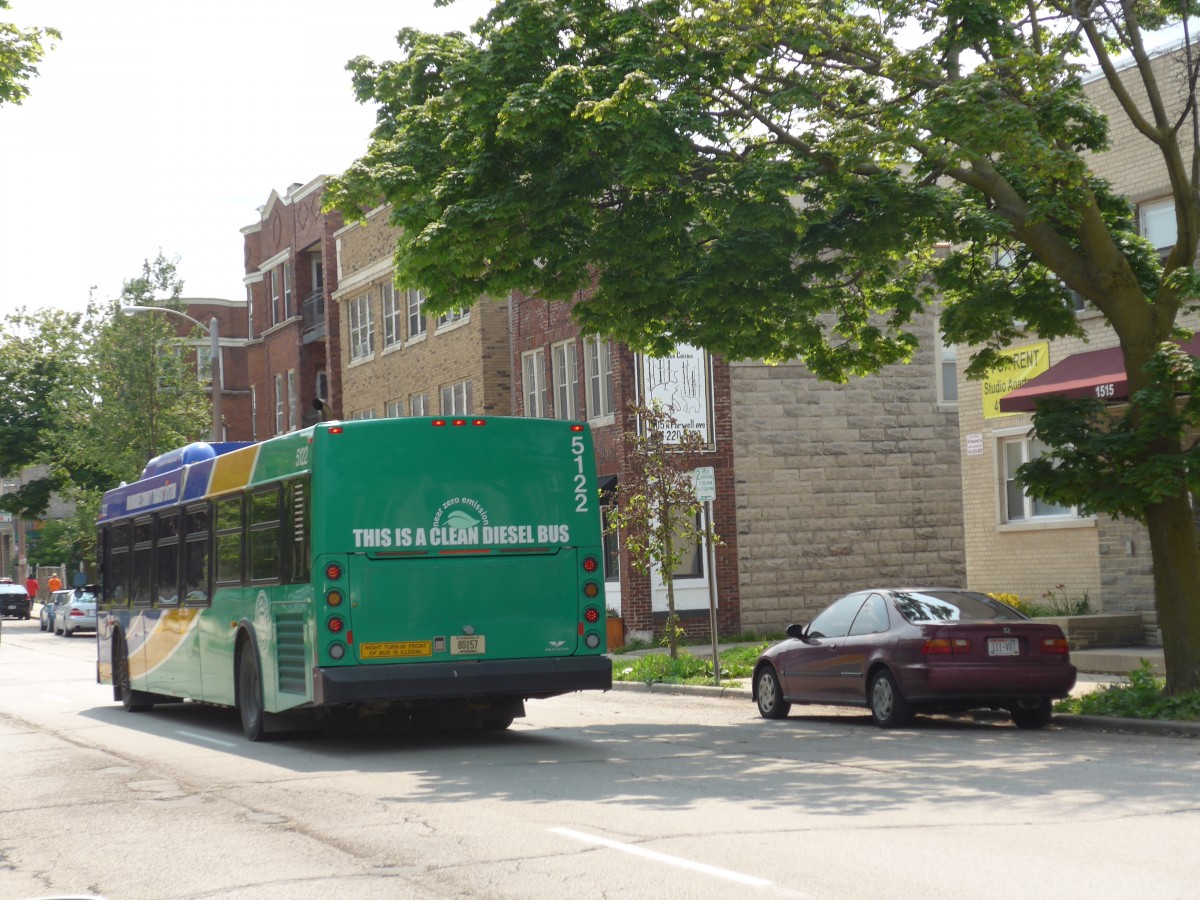 (153'077) - MCTS Milwaukee - Nr. 5122/80'157 - New Flyer am 17. Juli 2014 in Milwaukee