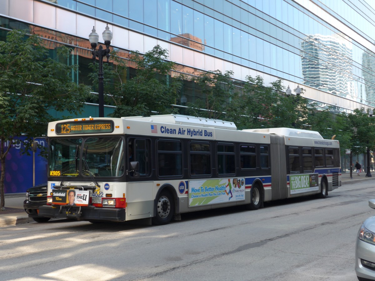 (153'238) - CTA Chicago - Nr. 4022/M 172'782 - New Flyer am 18. Juli 2014 in Chicago