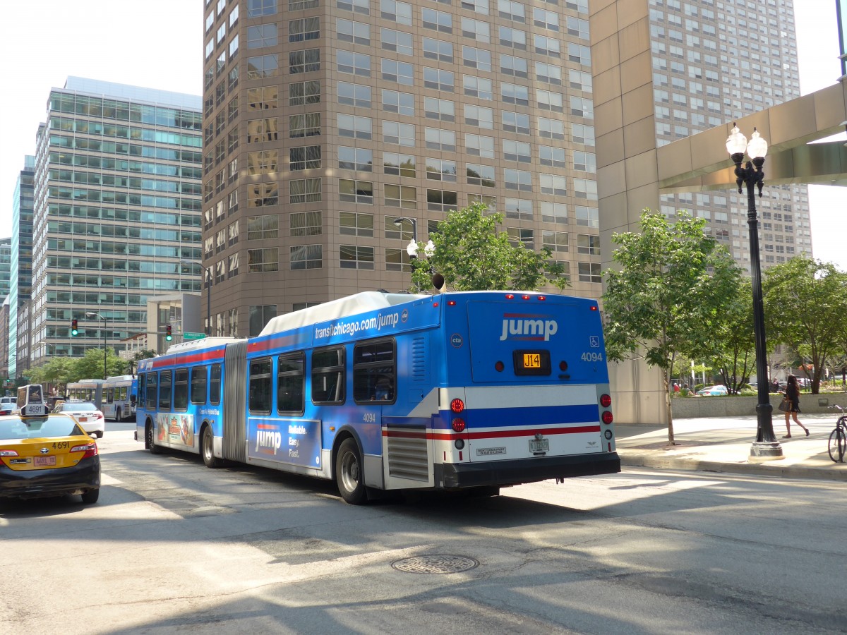 (153'243) - CTA Chicago - Nr. 4094/M 172'929 - New Flyer am 18. Juli 2014 in Chicago