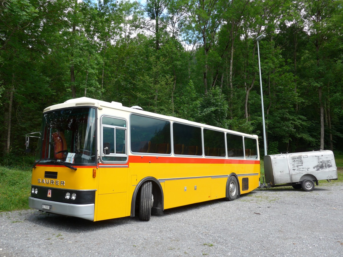 (153'488) - Ziegler, Pratteln - BL 76'481 - Saurer/R&J (ex Schnider, Schpfheim) am 27. Juli 2014 in Lenk, Kuspo