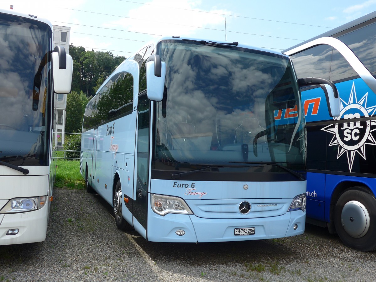 (153'622) - EvoBus, Kloten - ZH 792'286 - Mercedes am 4. August 2014 in Kloten, EvoBus