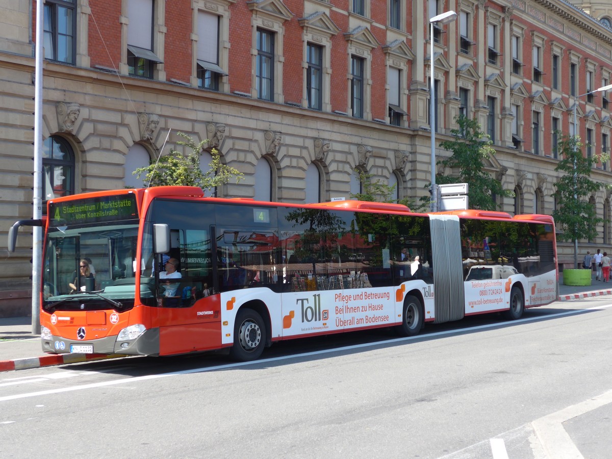 (153'654) - SWK Konstanz - Nr. 32/KN-C 1132 - Mercedes am 4. August 2014 in Konstanz, Post/Marktsttte