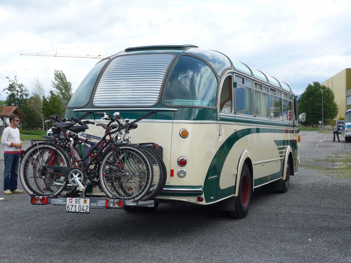 (153'840) - Tschannen, Bern - BE 671'042 - Mercedes am 16. August 2014 in Altsttten, Allmendplatz