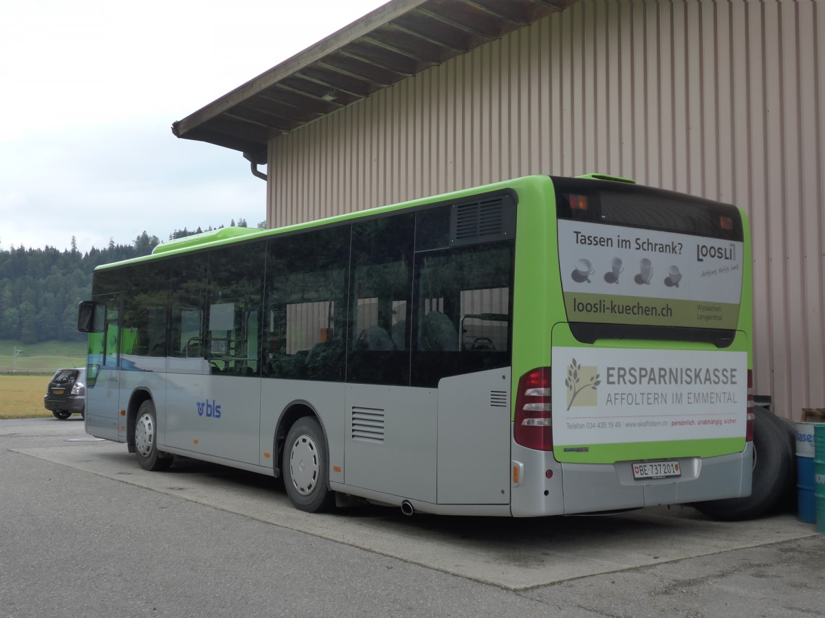 (154'468) - Busland, Burgdorf - Nr. 201/BE 737'201 - Mercedes am 30. August 2014 in Grnen, Garage Sommer