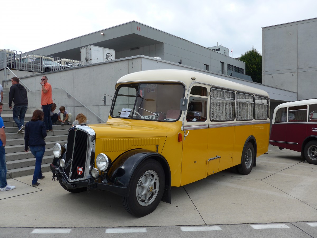 (154'473) - Pfeiffer, Htten - GL 9959 - Berna/Regazzoni (ex Rieser, Htten; ex Jelmorini, Tesserete; ex Malfanti, Sonvico) am 30. August 2014 in Oberkirch, CAMPUS Sursee