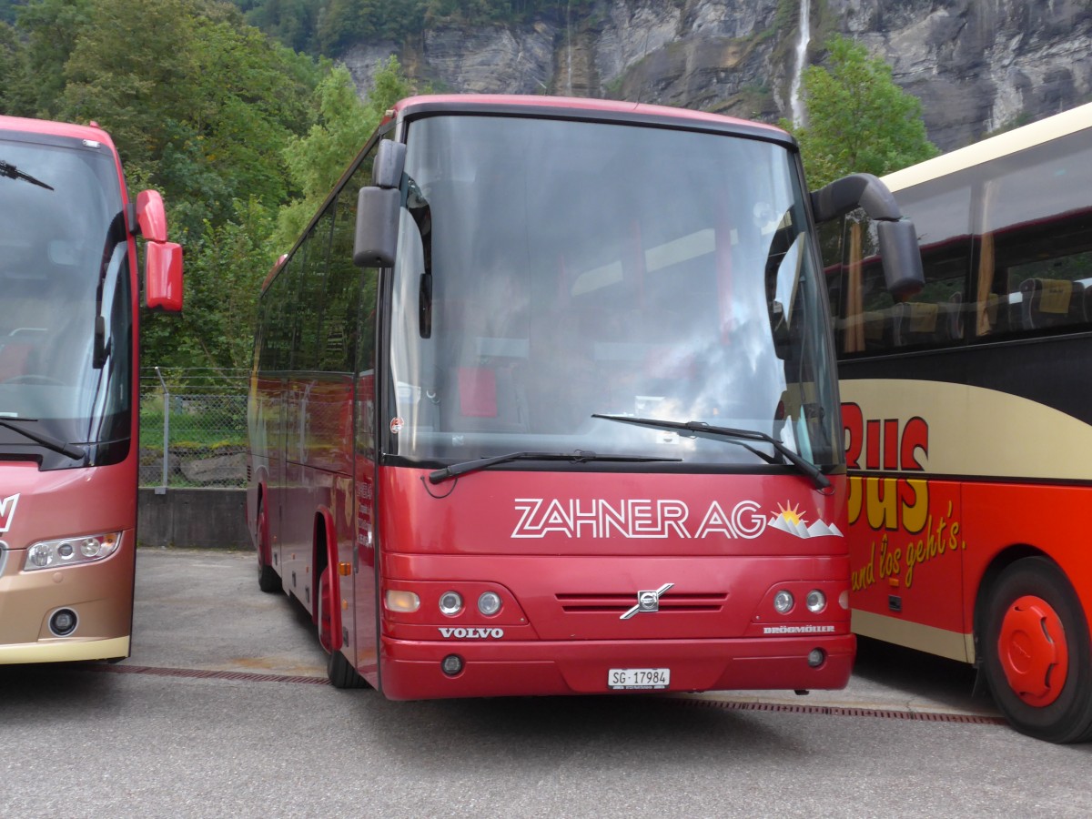 (154'696) - Zahner, Rufi - SG 17'984 - Volvo/Drgmller am 30. August 2014 in Meiringen, Balm