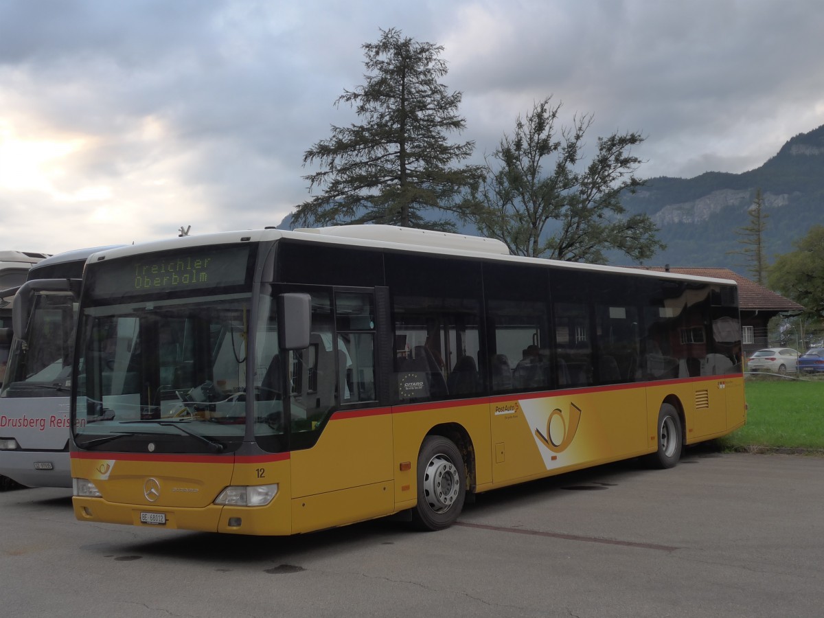 (154'708) - Steiner, Ortschwaben - Nr. 12/BE 68'012 - Mercedes am 30. August 2014 in Meiringen, Balm