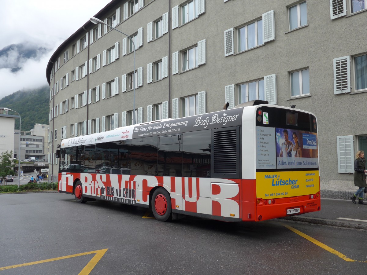 (155'124) - SBC Chur - Nr. 19/GR 97'519 - Solaris am 13. September 2014 in Chur, Post I