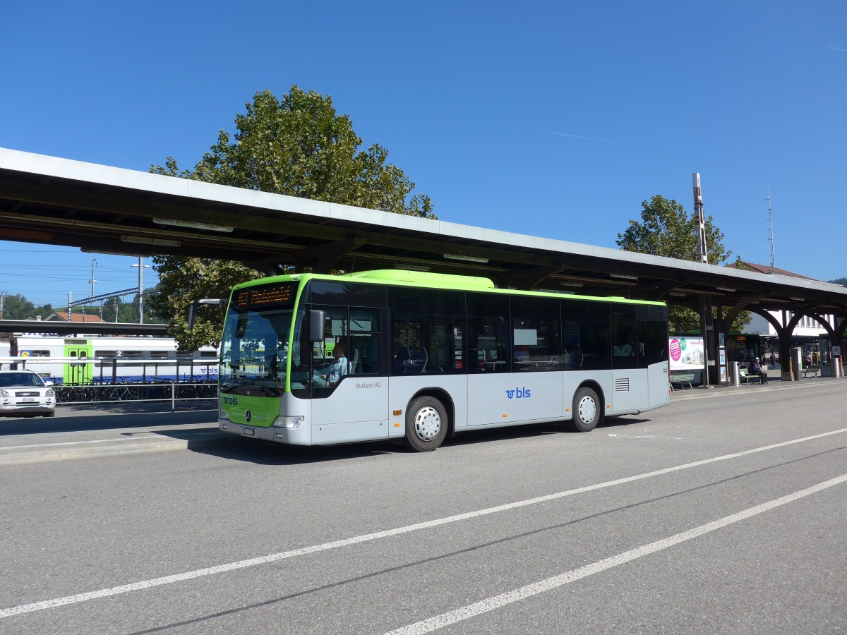 (155'391) - Busland, Burgdorf - Nr. 207/BE 737'207 - Mercedes am 27. September 2014 beim Bahnhof Burgdorf