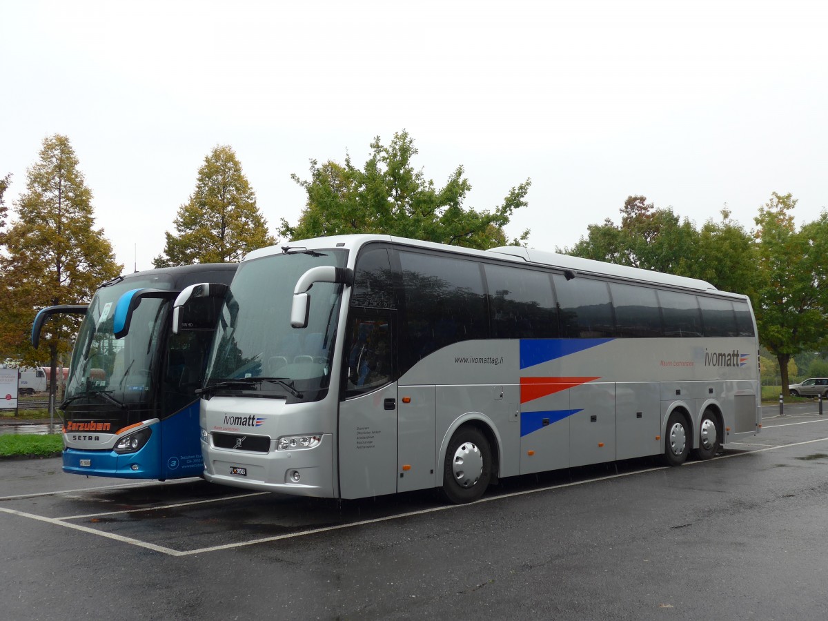 (155'419) - Aus Liechtenstein: Matt, Mauren - Nr. 3/FL 28'503 - Volvo am 30. September 2014 in Thun, Seestrasse