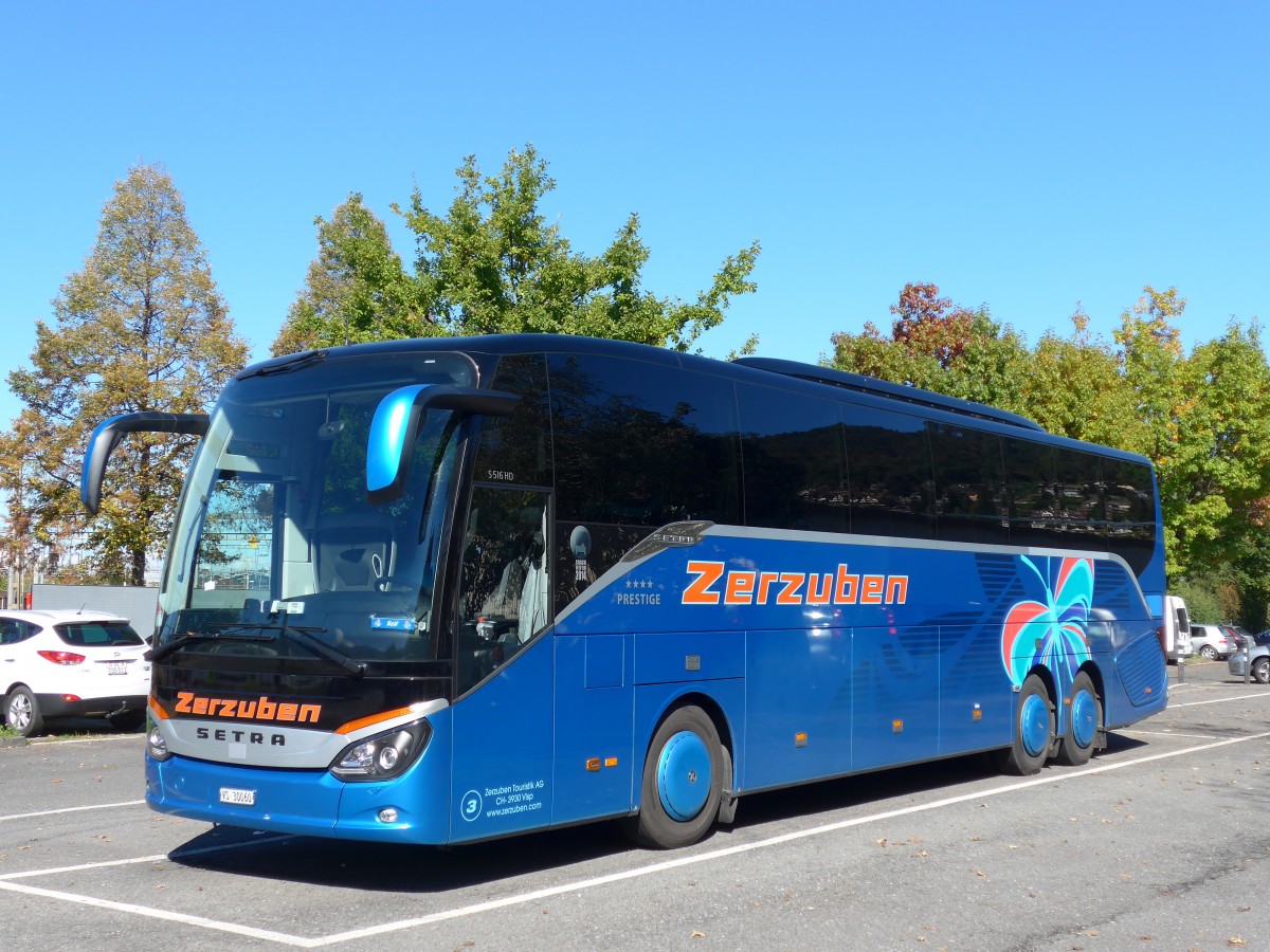 (155'565) - Zerzuben, Visp-Eyholz - Nr. 3/VS 30'060 - Setra am 6. Oktober 2014 in Thun, Seestrasse