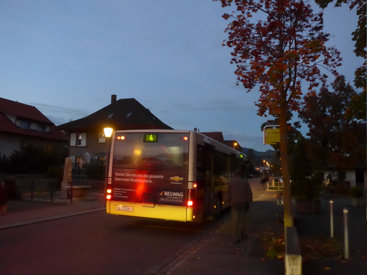 (155'777) - STI Thun - Nr. 93/BE 572'093 - MAN am 14. Oktober 2014 in Thun-Lerchenfeld, Lerchenfeldstrasse