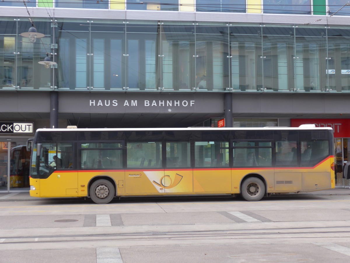 (155'939) - PostAuto Ostschweiz - TG 158'088 - Mercedes (ex Nr. 11; ex P 25'385) am 22. Oktober 2014 beim Bahnhof Frauenfeld