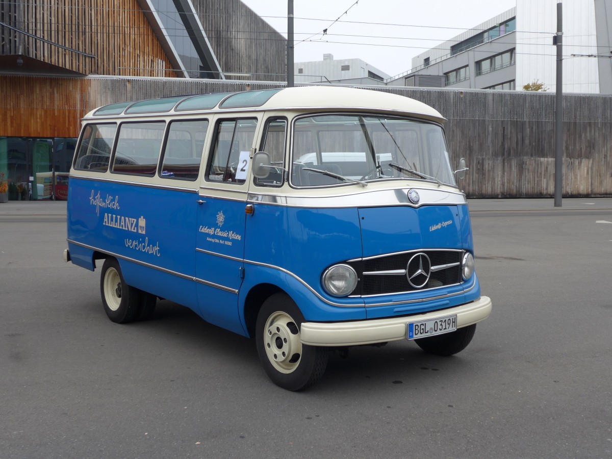 (156'093) - Aus Deutschland: Edelweiss, Ainring - BGL-O 319H - Mercedes am 26. Oktober 2014 in Bern, Gilberte-de-Courgenay-Platz