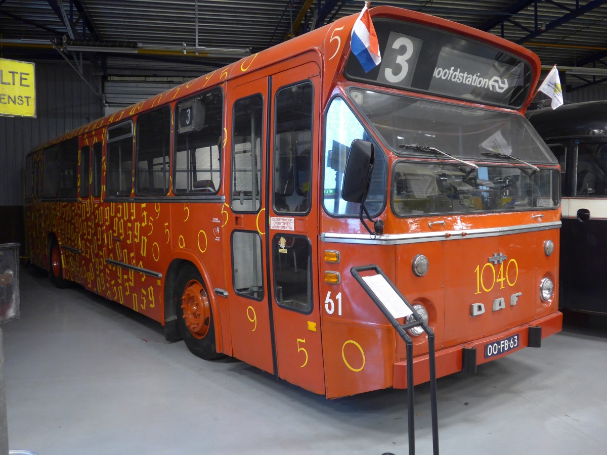 (156'654) - GVBG (NBM) - Nr. 61/00-FB-63 - DAF/Hainje am 18. November 2014 in Hoogezand, Museum