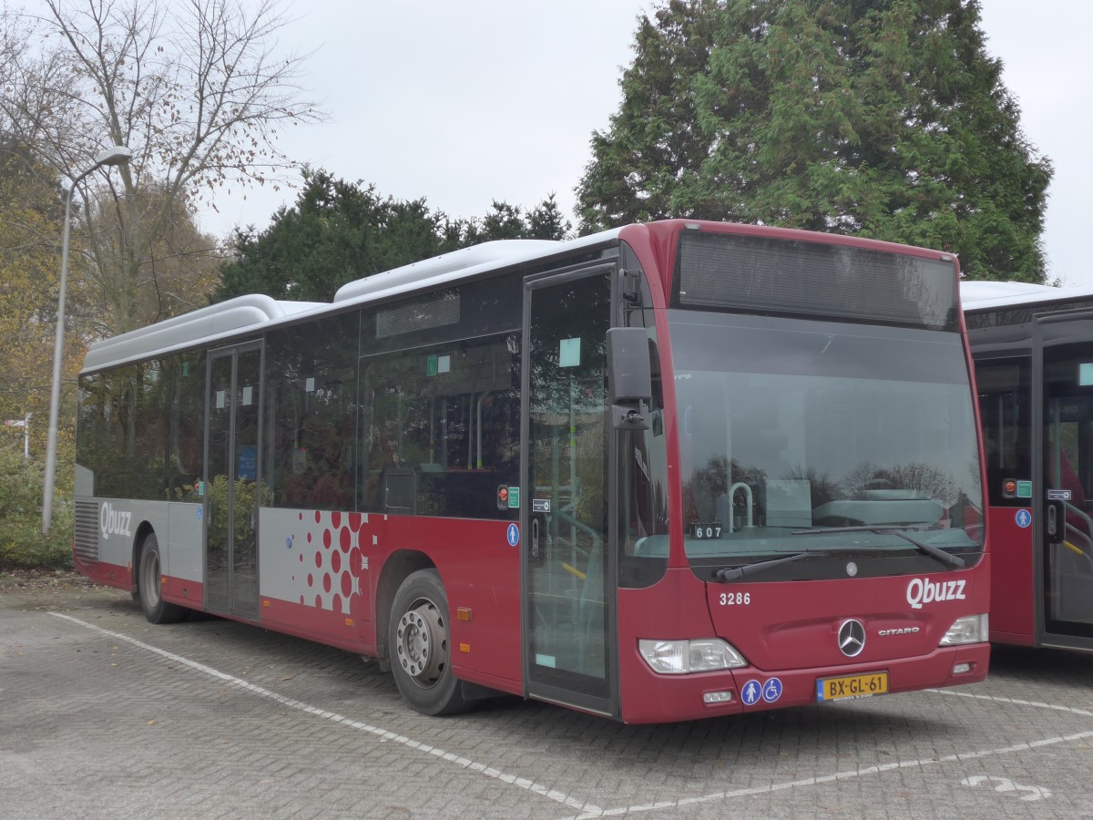 (156'692) - Qbuzz, Groningen - Nr. 3286/BX-GL-61 - Mercedes am 18. Dezember 2014 in Appingedam, Busstation