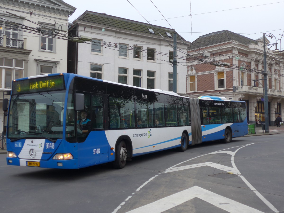 (157'032) - Connexxion - Nr. 9148/BN-ZP-12 - Mercedes am 20. November 2014 in Arnheim, Willemsplein