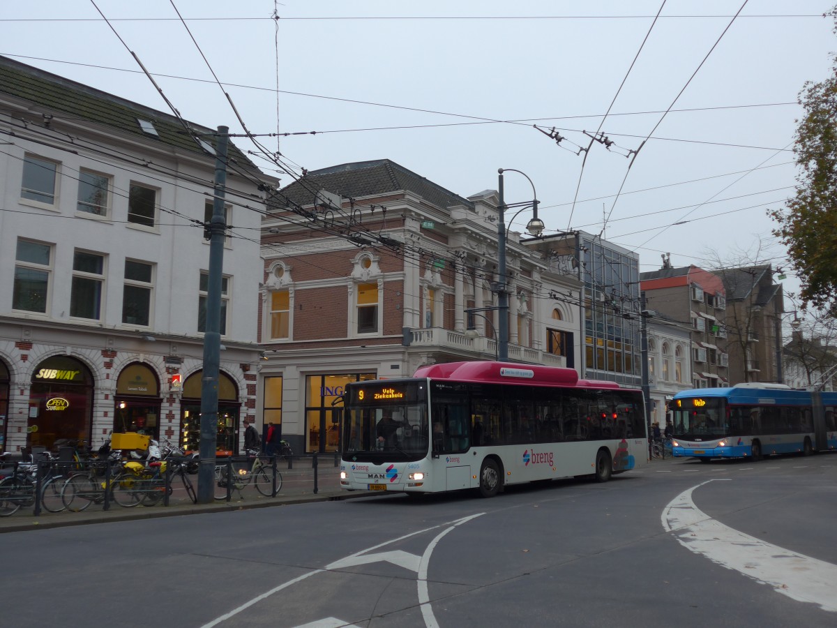 (157'067) - Breng, Ijsselmuiden - Nr. 5405/18-BBG-2 - MAN am 20. November 2014 in Arnhem, Willemsplein