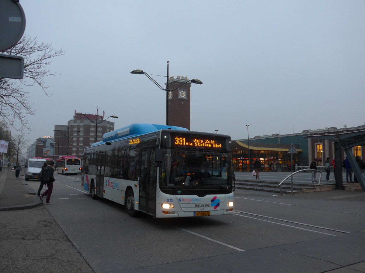 (157'098) - Breng, Ijsselmuiden - Nr. 5383/37-BBG-2 - MAN am 20. November 2014 beim Bahnhof Nijmegen