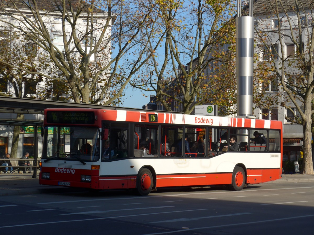 (157'160) - Bodewig, Elsdorf - BM-MB 826 - Mercedes am 21. November 2014 beim Hauptbahnhof Aachen