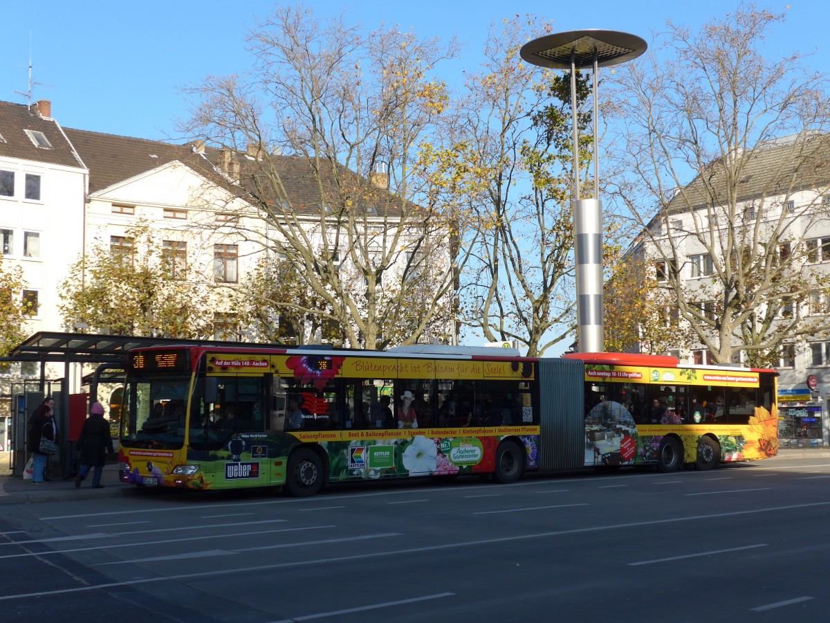 (157'196) - ASEAG Aachen - Nr. 324/AC-L 324 - Mercedes am 21. November 2014 beim Hauptbahnhof Aachen