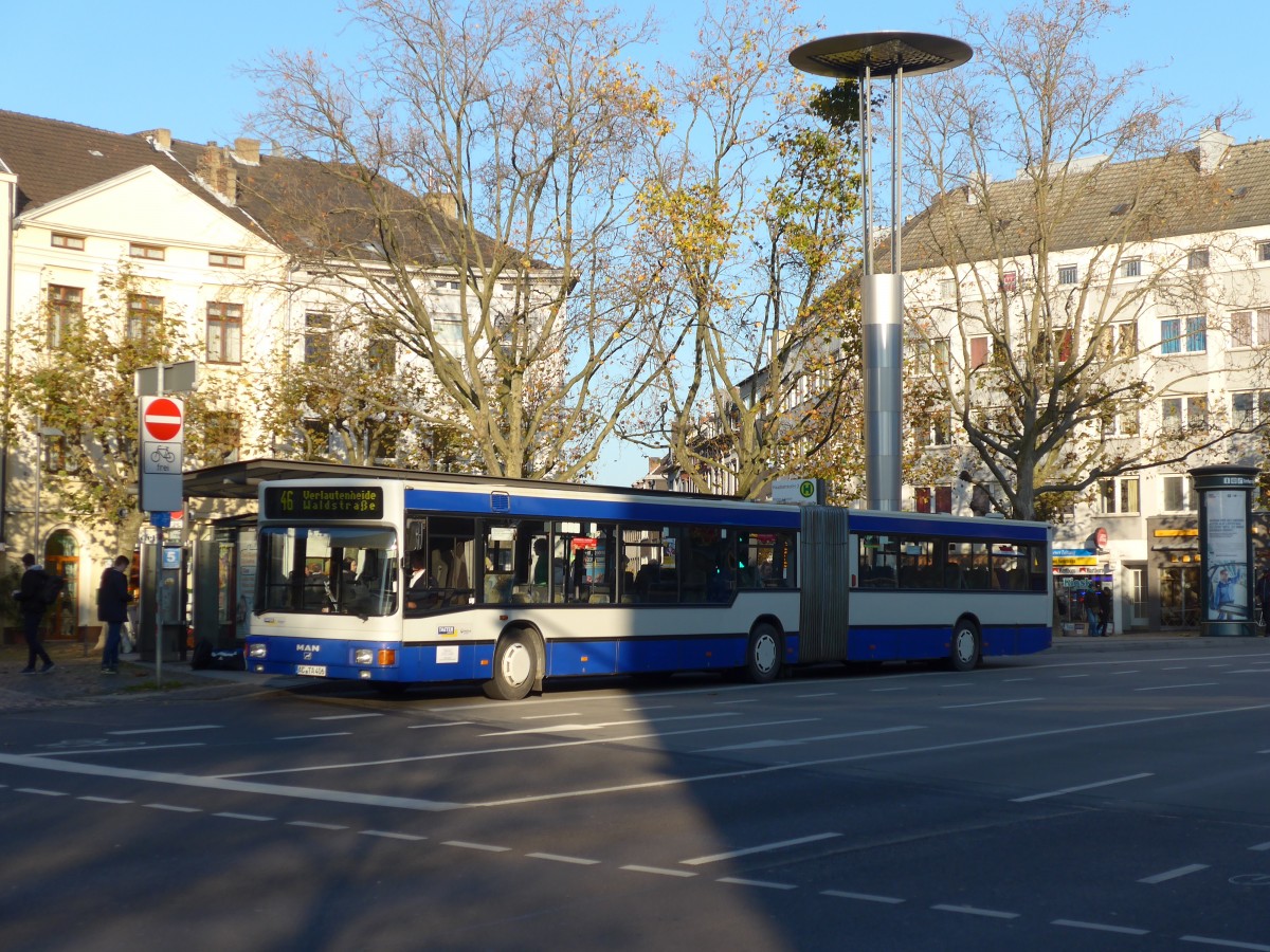 (157'252) - Taeter, Aachen - AC-TA 406 - MAN am 21. November 2014 beim Hauptbahnhof Aachen