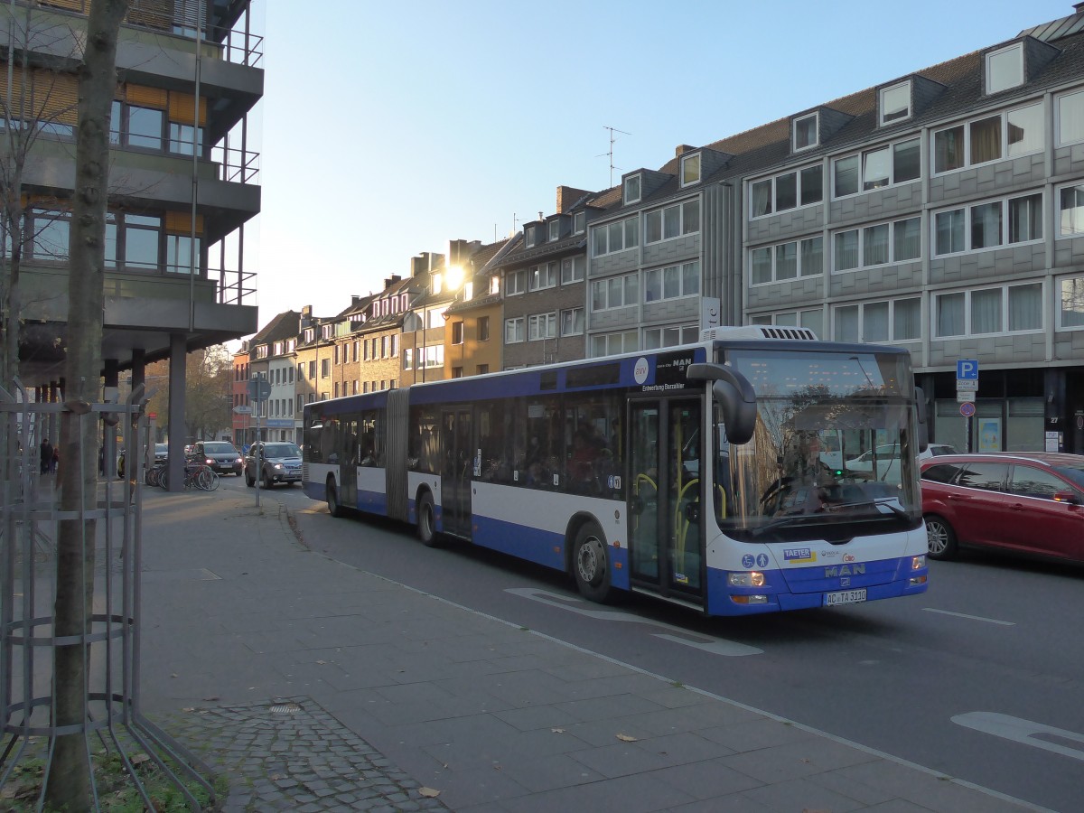 (157'267) - Taeter, Aachen - AC-TA 3110 - MAN am 21. November 2014 beim Hauptbahnhof Aachen