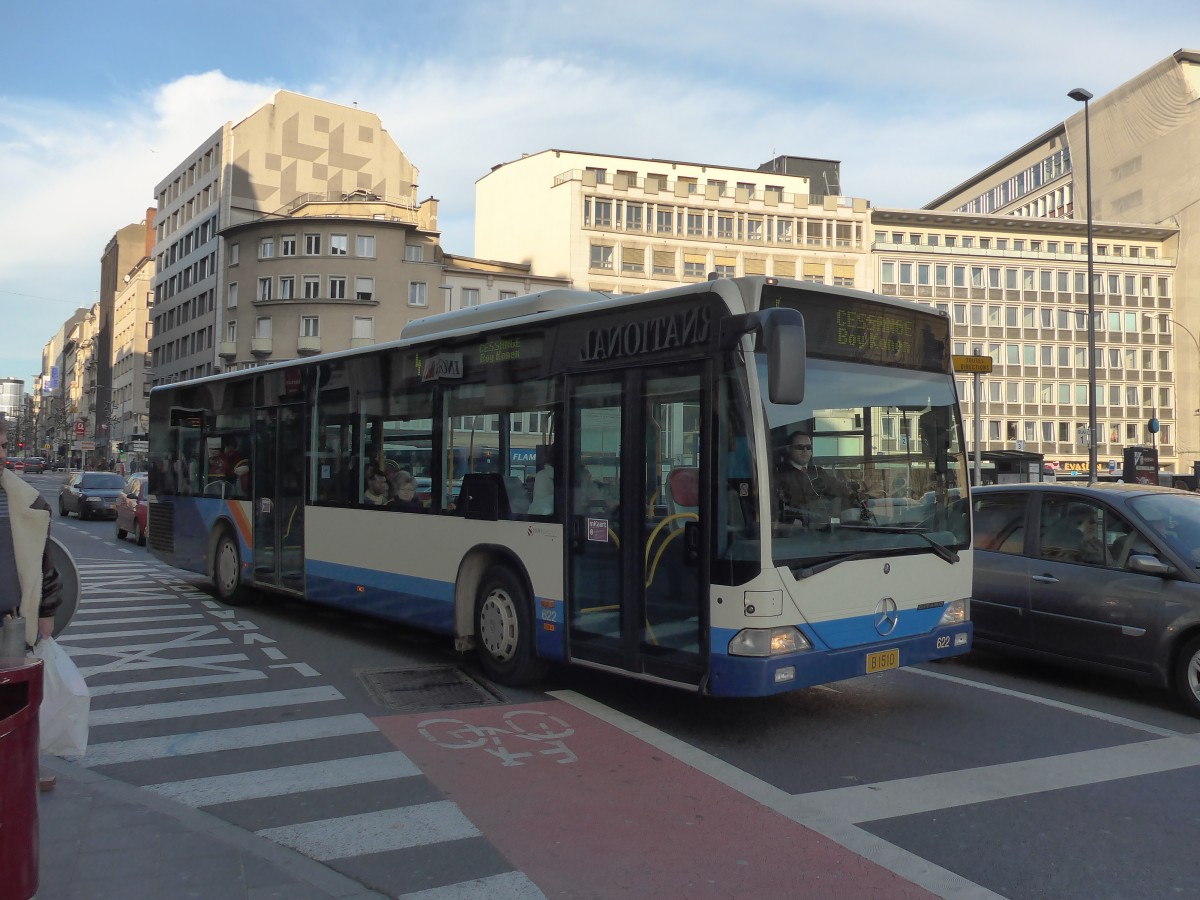 (157'358) - AVL Luxembourg - Nr. 622/B 1510 - Mercedes am 22. November 2014 beim Bahnhof Luxembourg