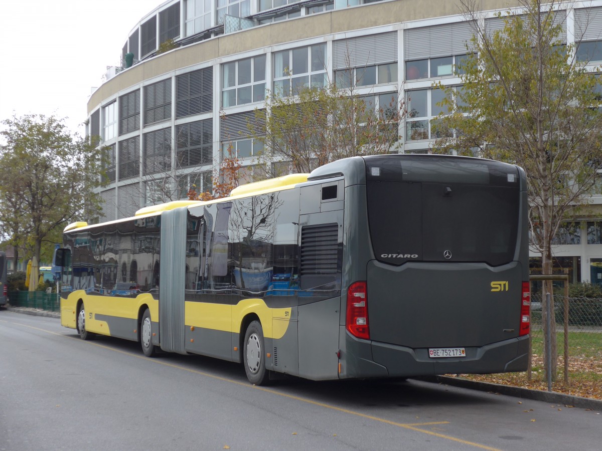 (157'612) - STI Thun - Nr. 173/BE 752'173 - Mercedes am 6. Dezember 2014 bei der Schifflndte Thun