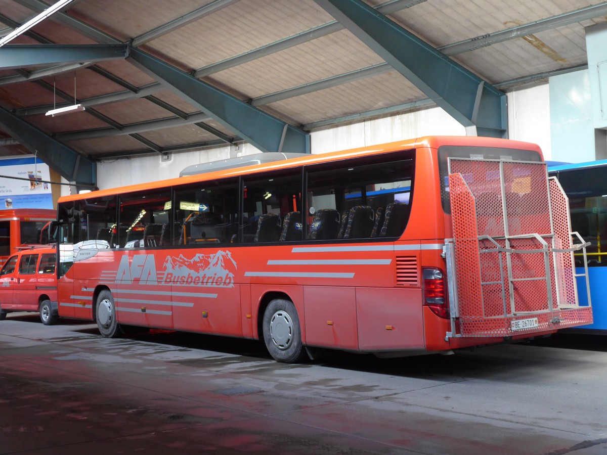 (157'839) - AFA Adelboden - Nr. 24/BE 26'701 - Setra am 20. Dezember 2014 im Autobahnhof Adelboden