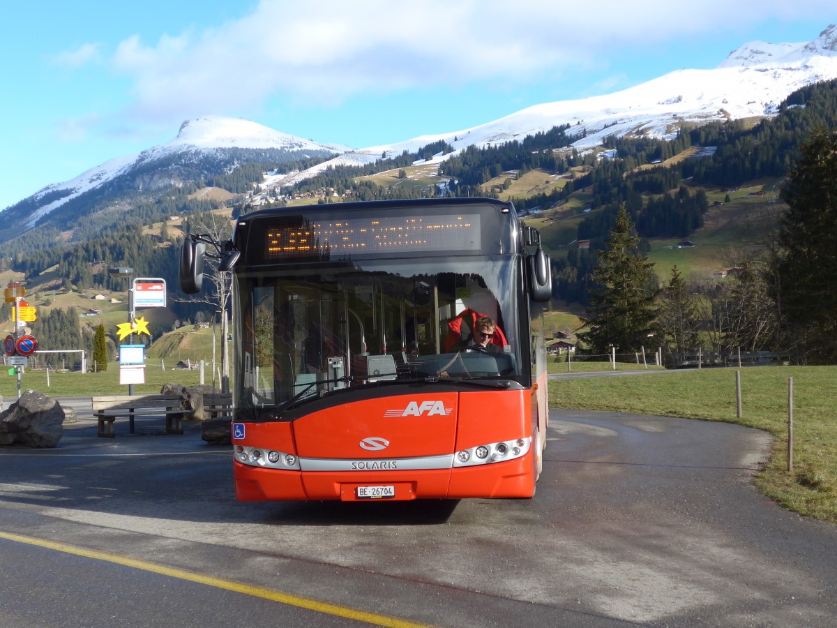 (157'846) - AFA Adelboden - Nr. 91/BE 26'704 - Solaris am 20. Dezember 2014 in Adelboden, Ausserschwand Schulhaus