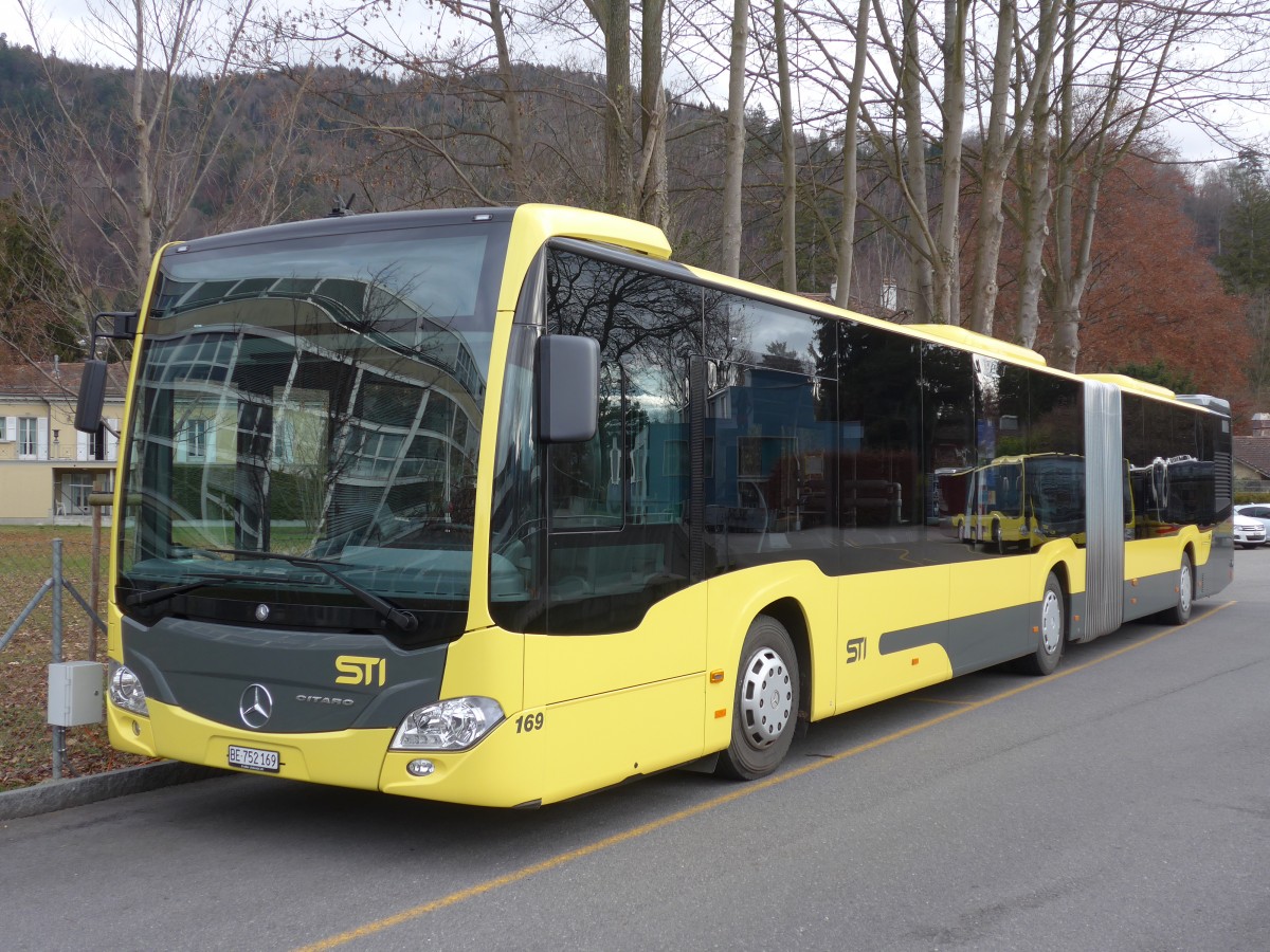 (157'909) - STI Thun - Nr. 169/BE 752'169 - Mercedes am 25. Dezember 2014 bei der Schifflndte Thun