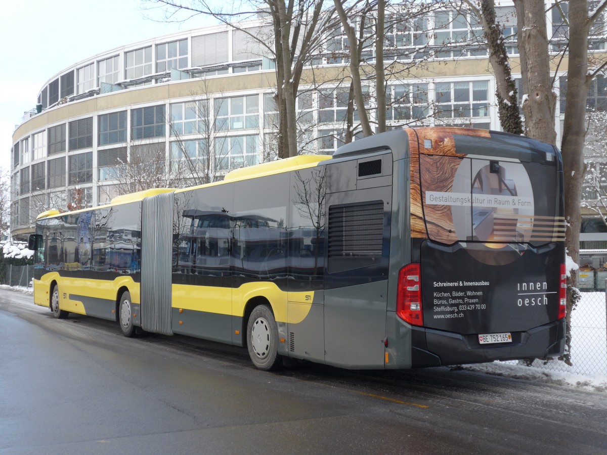 (158'047) - STI Thun - Nr. 165/BE 752'165 - Mercedes am 1. Januar 2015 bei der Schifflndte Thun