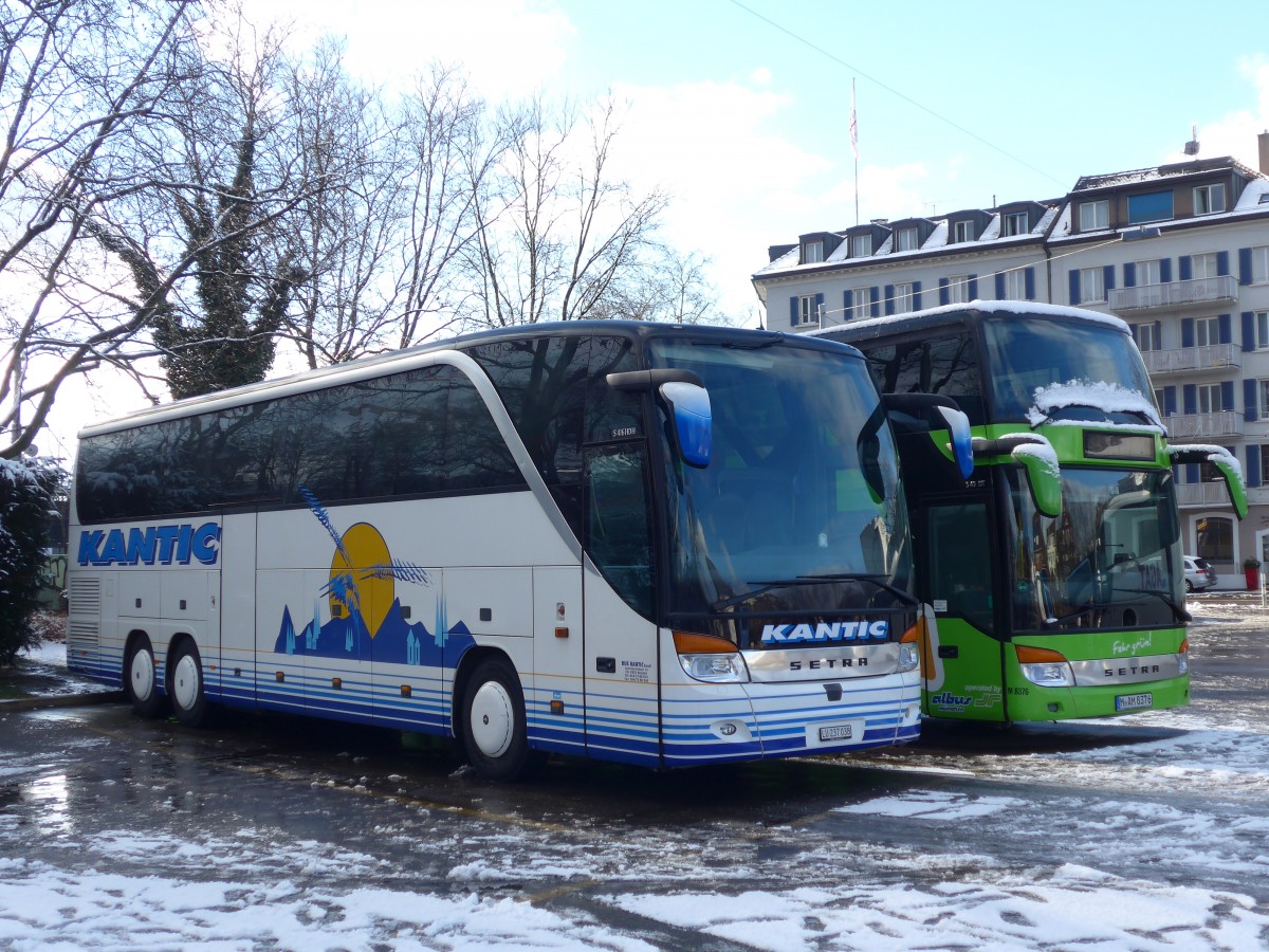 (158'521) - Kantic, Neudorf - LU 237'038 - Setra am 1. Februar 2015 in Zrich, Sihlquai