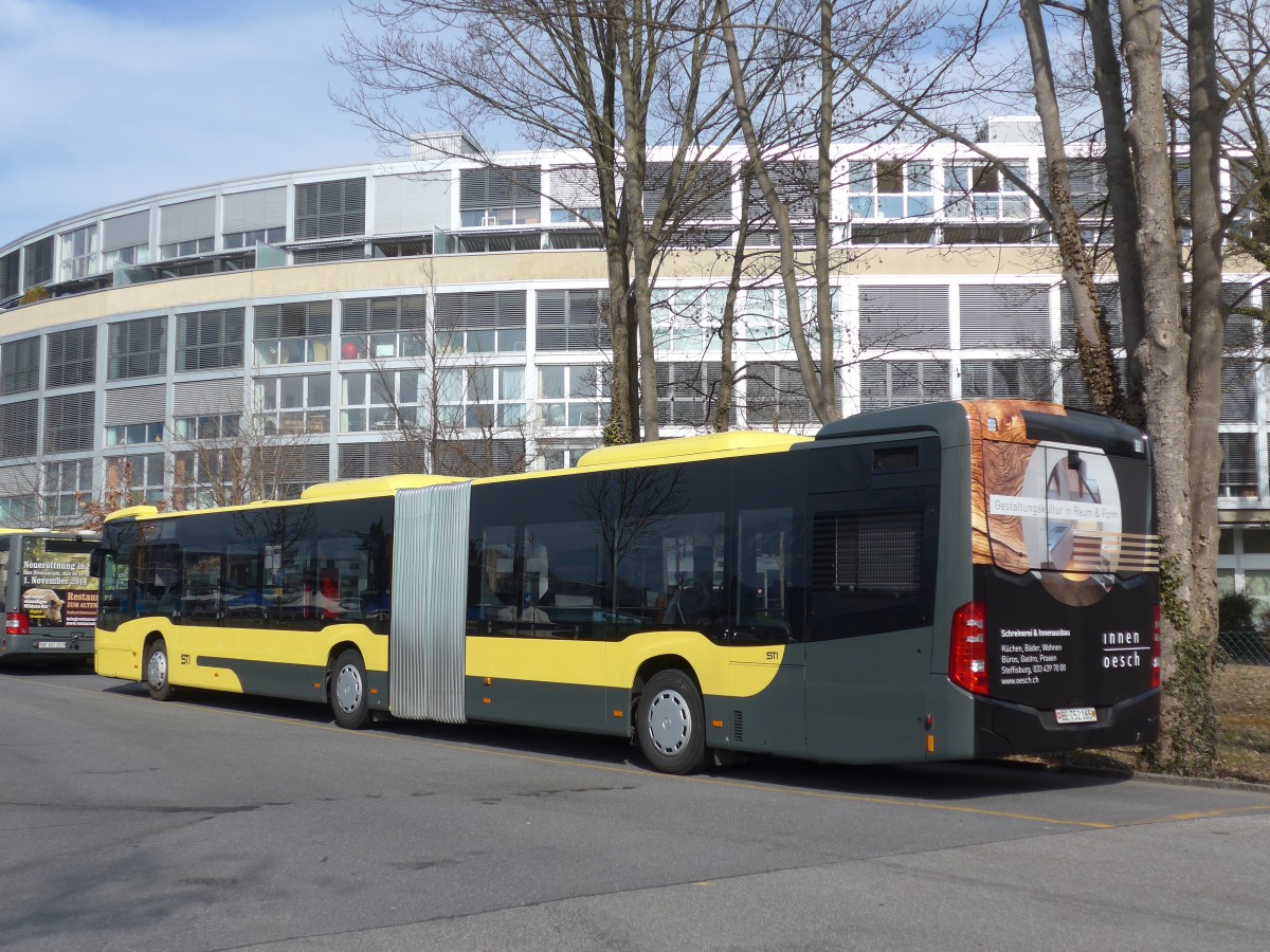 (159'178) - STI Thun - Nr. 165/BE 752'165 - Mercedes am 16. Mrz 2015 bei der Schifflndte Thun