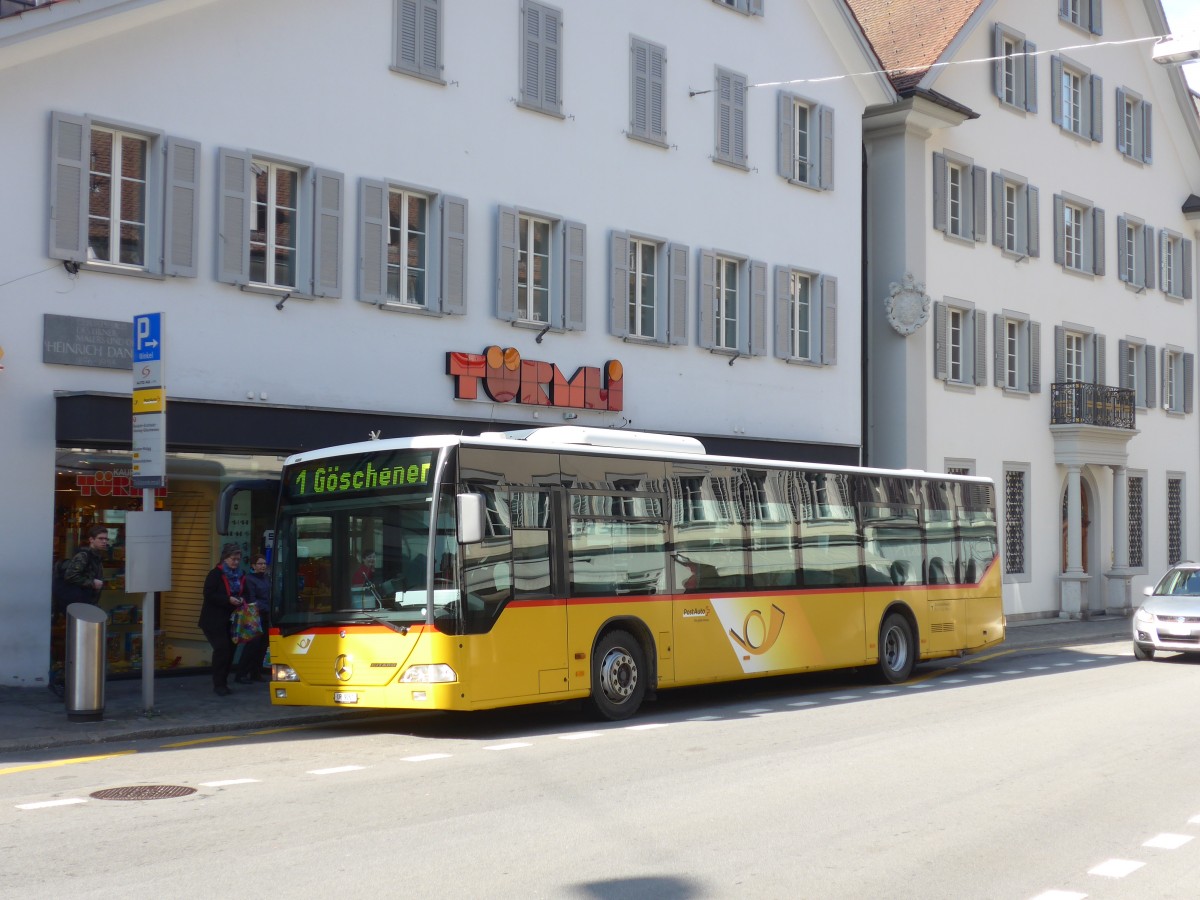 (159'289) - Mattli, Wassen - UR 9261 - Mercedes am 18. Mrz 2015 in Altdorf, Telldenkmal