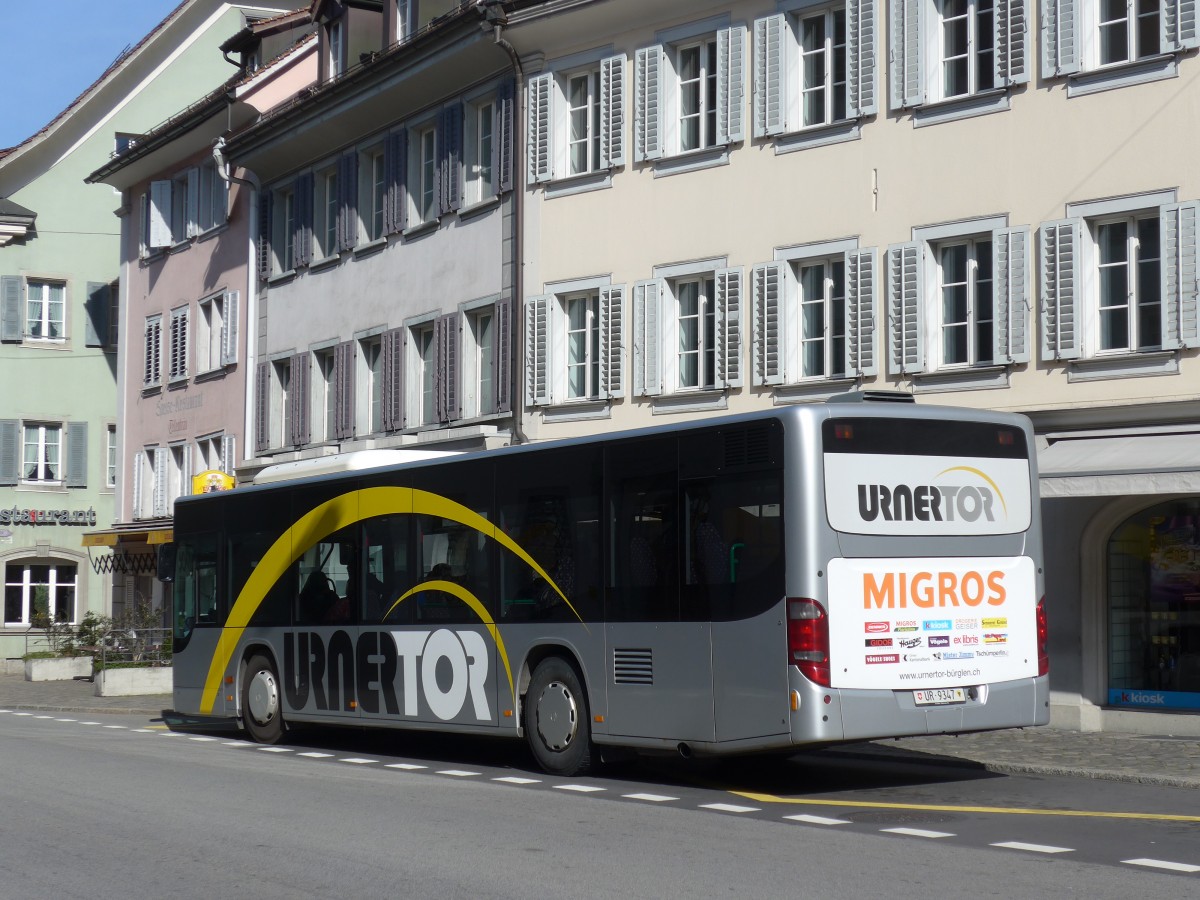 (159'294) - AAGU Altdorf - Nr. 57/UR 9347 - Setra am 18. Mrz 2015 in Altdorf, Telldenkmal