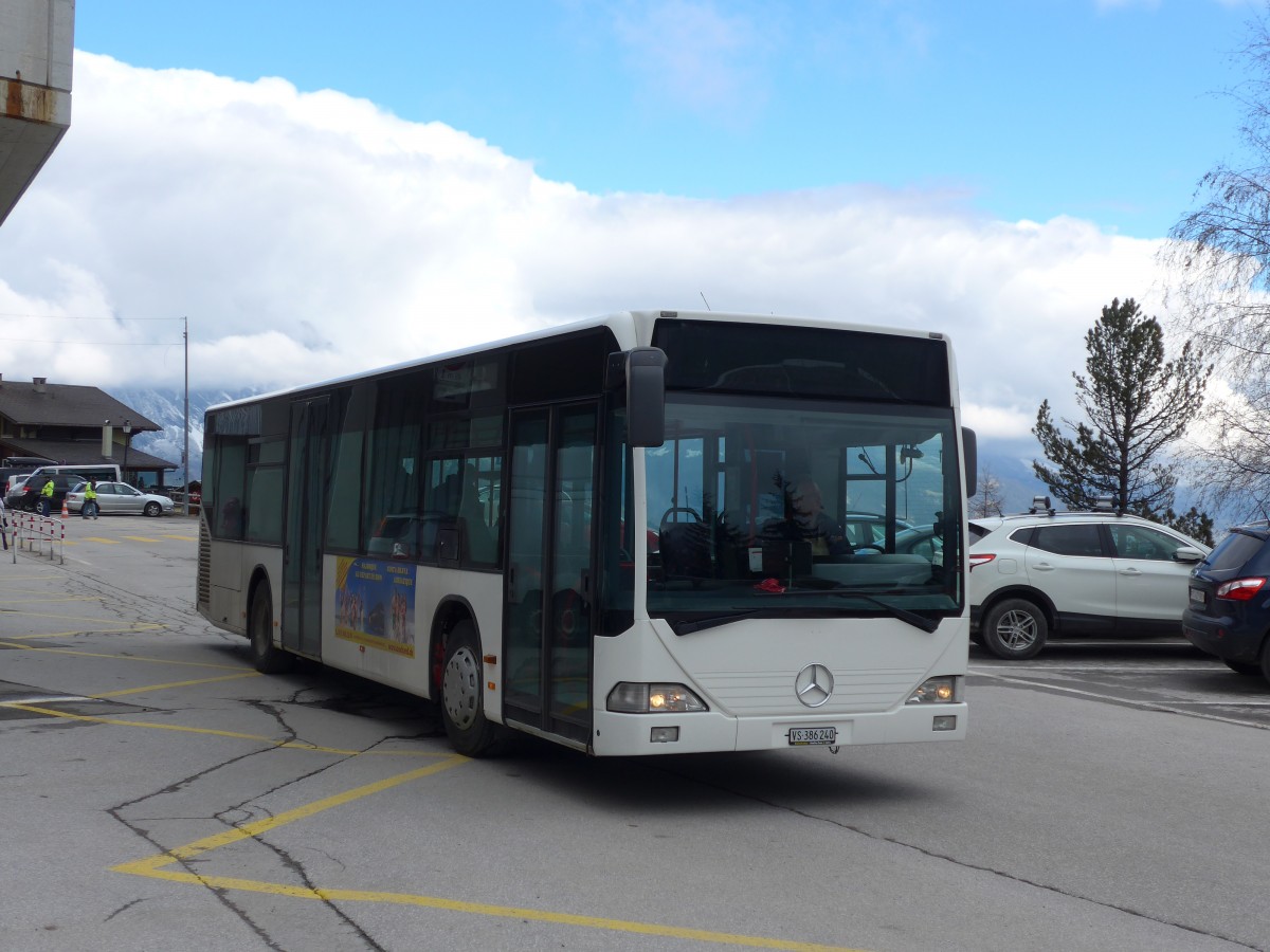 (159'639) - Buchard, Leytron - Nr. 93/VS 386'240 - Mercedes (ex Niederer, Filzbach Nr. 22) am 5. April 2015 in La Tzoumaz, Tlcabine