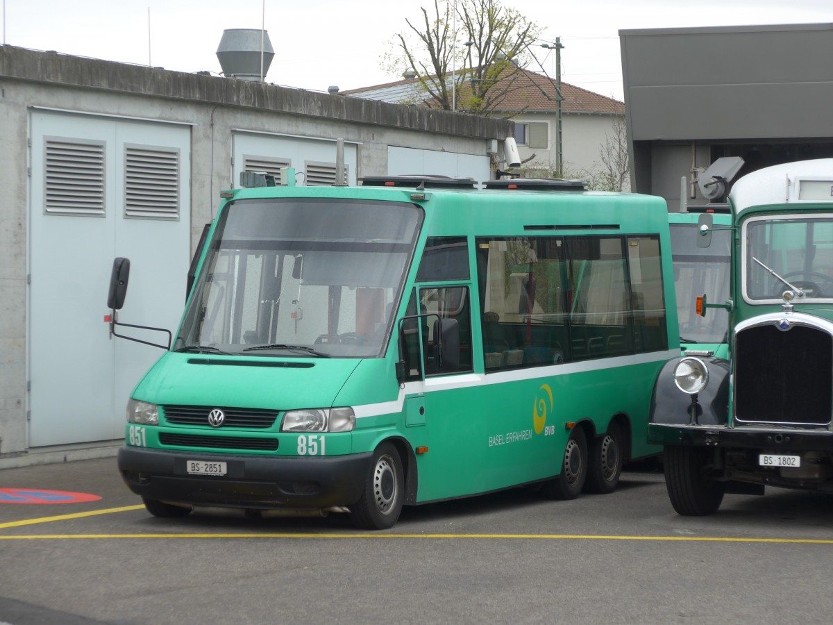 (159'762) - BVB Basel - Nr. 851/BS 2851 - VW/Kutsenits am 11. April 2015 in Basel, Garage Rankstrasse