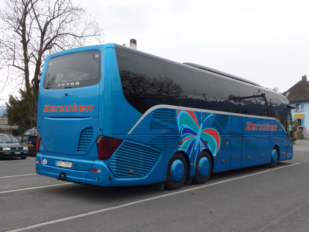 (159'933) - Zerzuben, Visp-Eyholz - Nr. 5/VS 31'000 - Setra am 16. April 2015 in Thun, Seestrasse