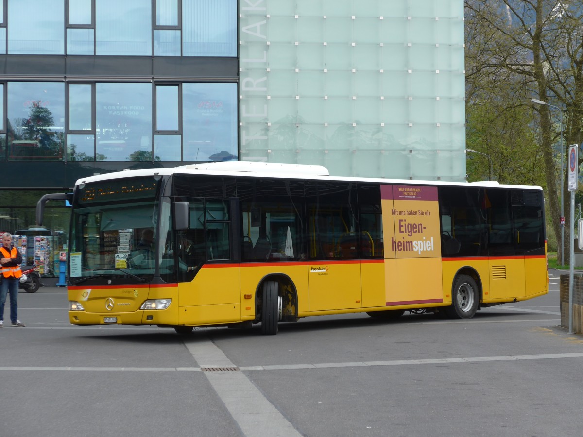 (160'050) - PostAuto Bern - BE 653'385 - Mercedes am 26. April 2015 beim Bahnhof Interlaken Ost